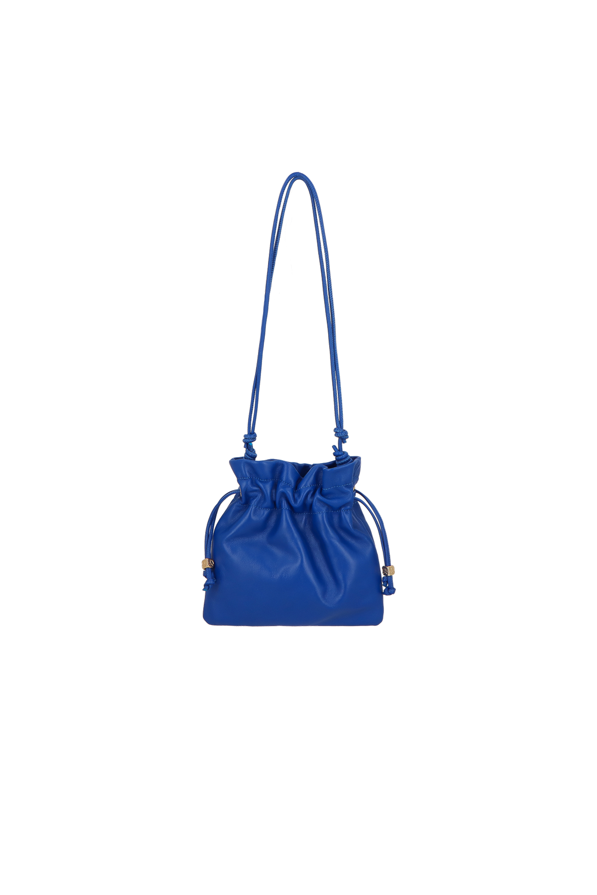 BOLSA PEQUENA EM COURO AZUL