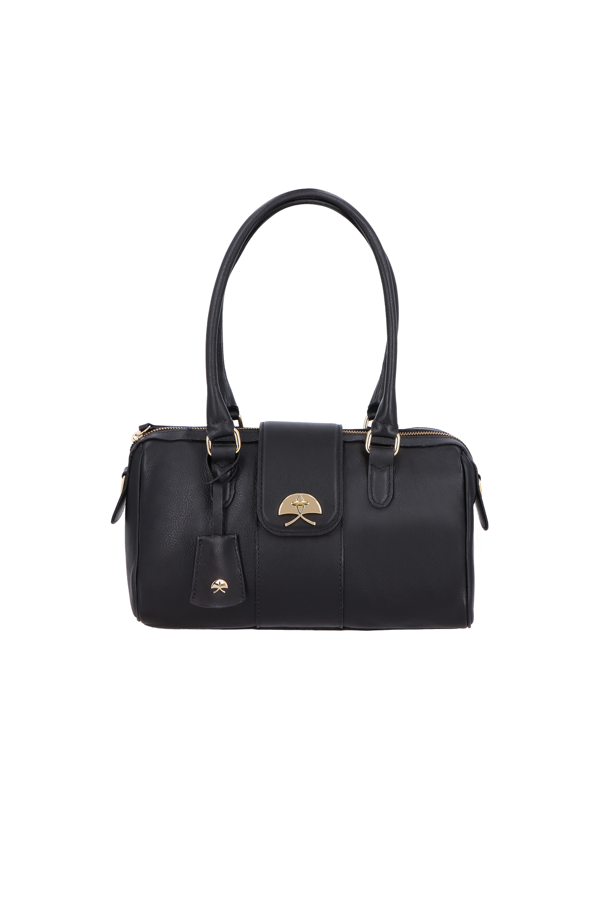 BOLSA PEQUENA COURO PRETO