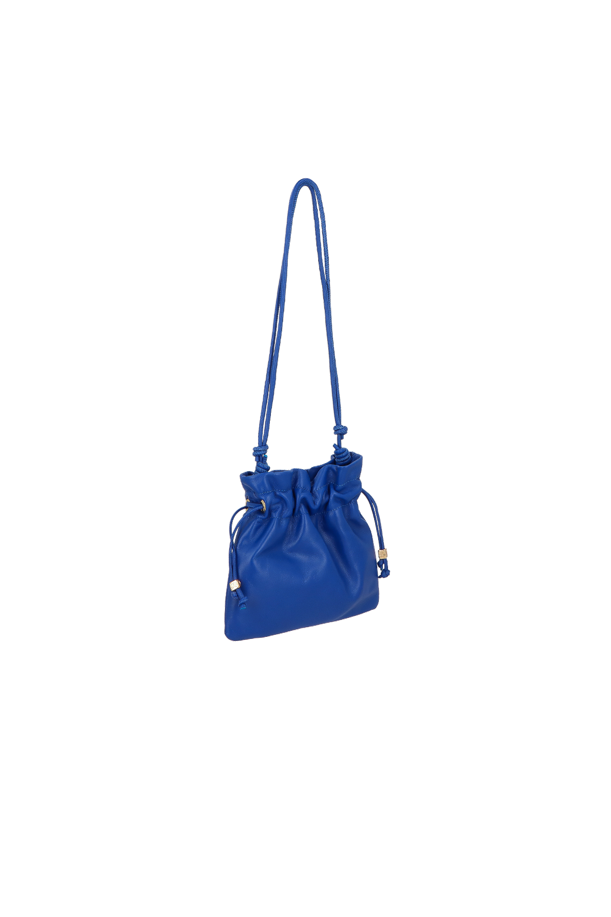 BOLSA PEQUENA EM COURO AZUL