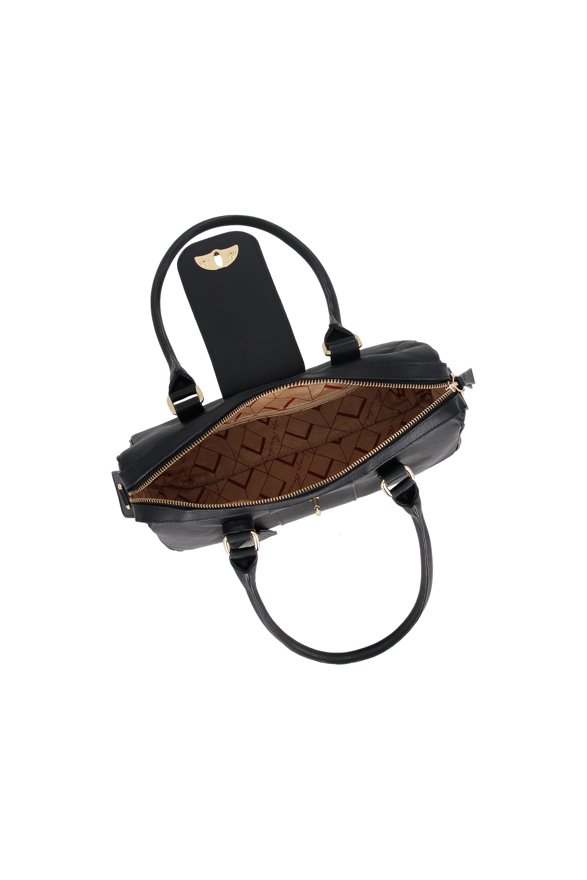 BOLSA PEQUENA COURO PRETO