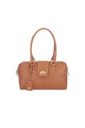 BOLSA PEQUENA EM COURO CARAMELO